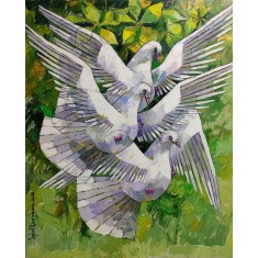 Iqbal Durrani, 24 x 30 Inch, Oil on Canvas, Figurative Painting, AC-IQD-313